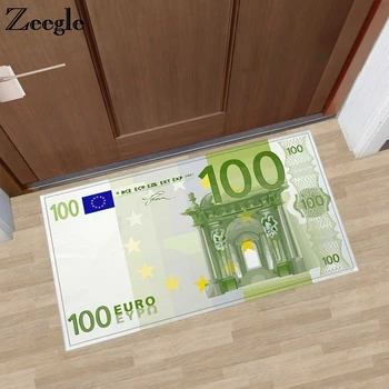 

Zeegle Euro Printed Doormats Entrance Mats Baby Velvet Carpets For Bedroom Anti-slip Bathroom Floor Mats Absorbent Kitchen Mats