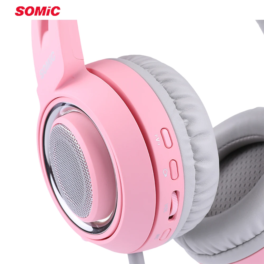 USB Гарнитура SOMIC G951 с функцией шумоподавления и светодиодной подсветкой|Наушники