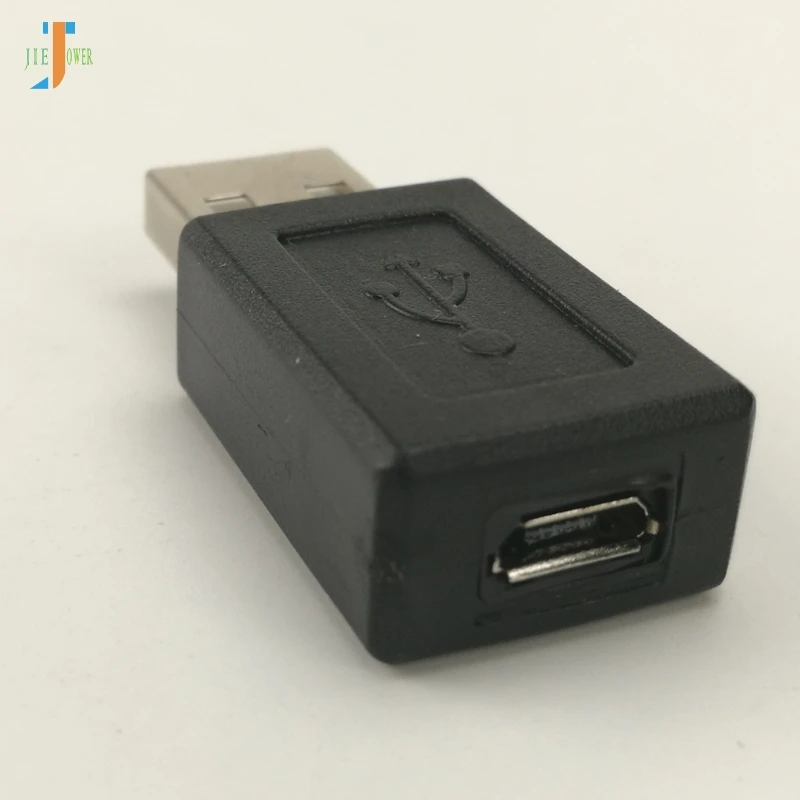 100 шт/партия высокоскоростной USB 2,0 мужчин и Micro USB Женский адаптер конвертер разъем мужчин и женщин классический простой дизайн черный