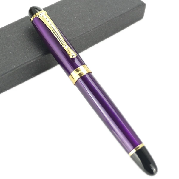 Ручка перьевая Jinhao X450 стандартная редкая фиолетовая и золотая ручка 21 стиль