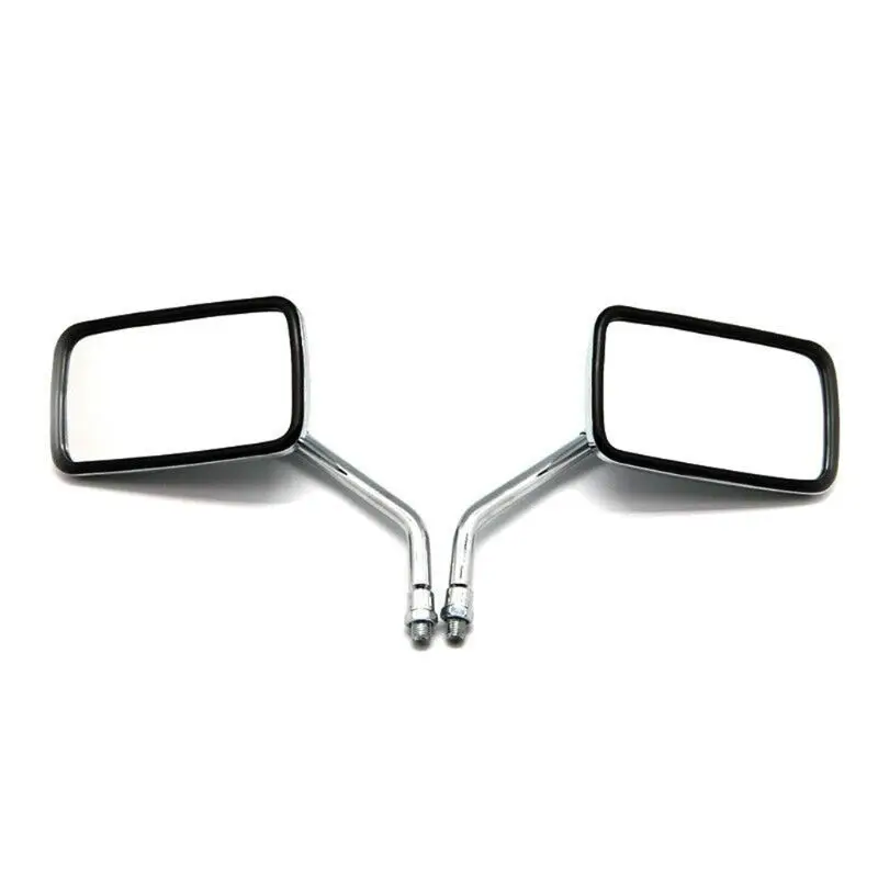 Motorcycle Handle Bar Mirror Square Rearview Mirror For Honda Shadow VT VT1100 VT750 VT600 VF750 Magna 750