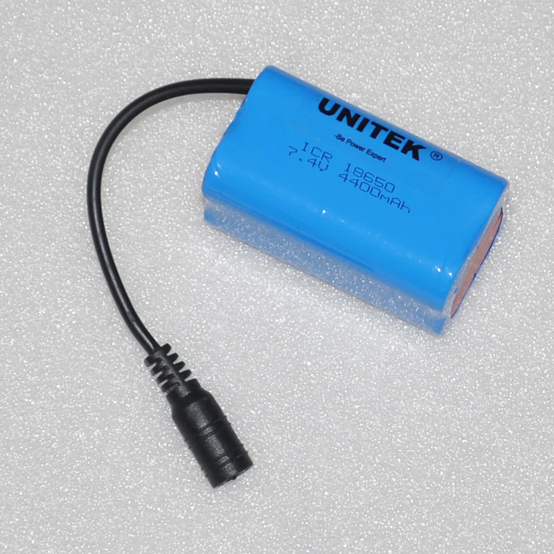 

7.4v rechargeable 18650 battery Li-ion lithium pack 4400MAH protected for loudspeaker audio power amplifier fever heated clothes