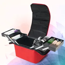 Женский модный органайзер для косметики большой емкости дорожная профессиональная портативная косметичка женский чемоданчик Несессер для хранения