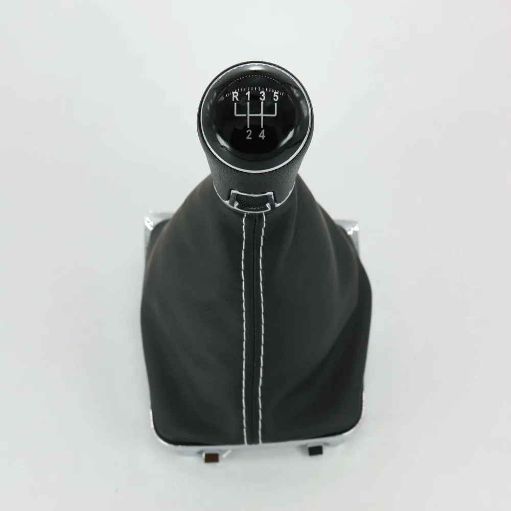

Genuine OEM For VW Golf 7 Golf MK7 2013 2014 2015 2016 2017 New 5 Speed Car Stick Gear Shift Knob Leather Boot