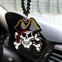 Noizzy Пираты Карибский Капитан Череп Авто подвеска JDM Hellaflush зеркало заднего вида орнамент Висячие Подвески