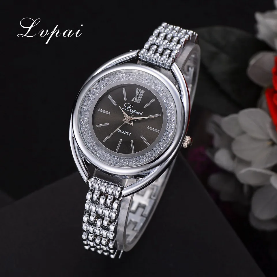 Новое поступление Lvpai Топ бренд модные повседневные женские роскошные спортивные наручные часы креативные кварцевые часы с бриллиантовым циферблатом LP233