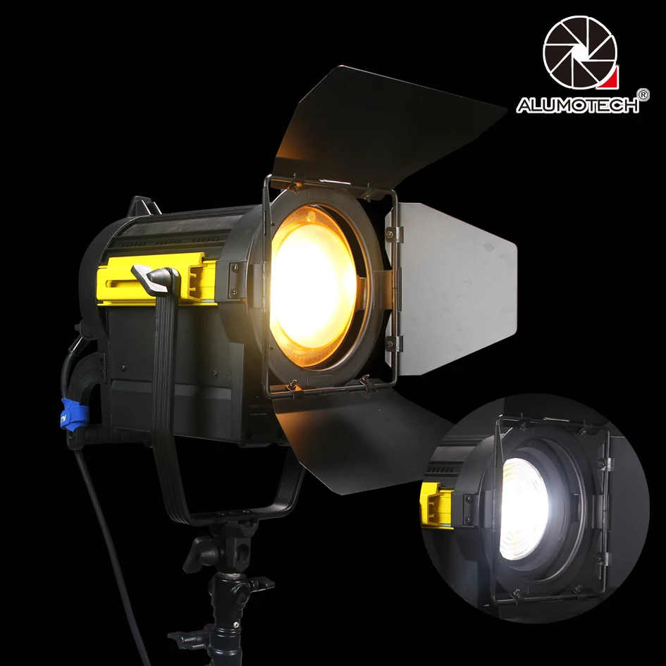 Лампа дневного света ALUMOTECH 150 Вт светодиодная линза Френеля лампочка для фото и