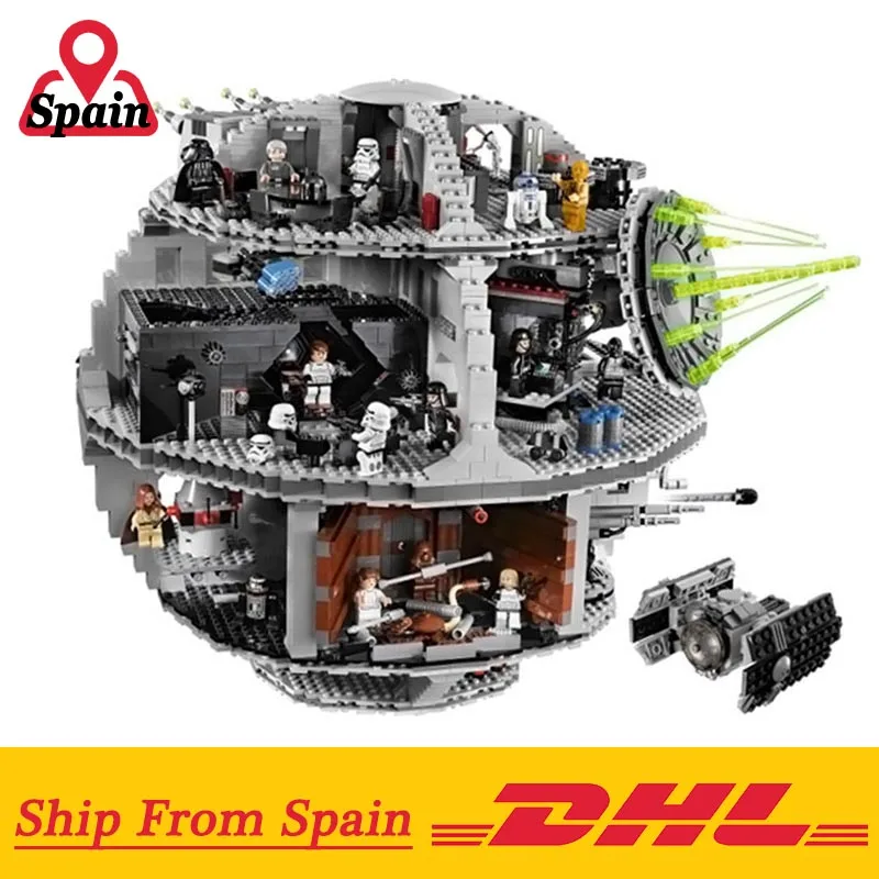 

3804pcs Star Wars 05035 the Death Star Building Block Bricks Toys Compatible with Legoings 10188 Children Educational Gift