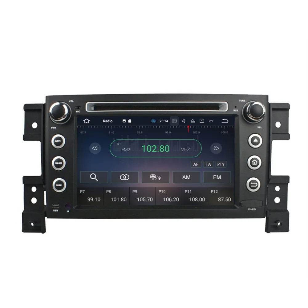 Cheap Octa Core 7 inch 8 core Android 9.0 Car DVD player GPS for for Suzuki Grand Vitara 2005 2006 2007 2008 2009 2010 2011 4G RAM 3