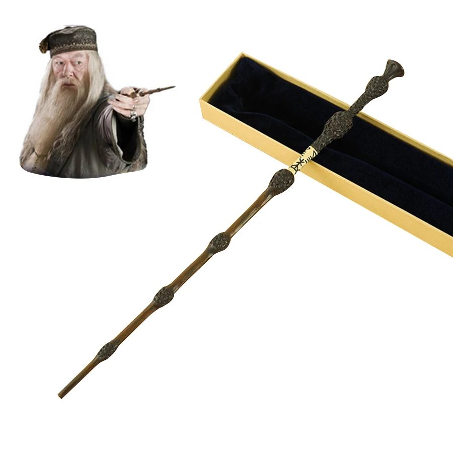 

Metal Core Albus Dumbledore Magic Wand/ Potter Magical Wands/Quality Gift Box Packing for harri potter cosplay Free Shipping