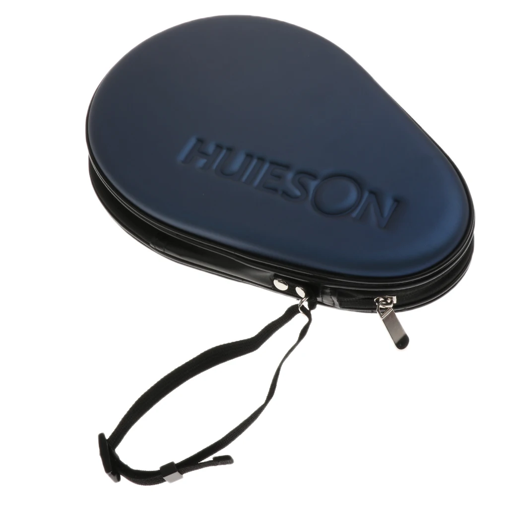 Waterproof Table Tennis Racket Hard Case Ping Pong Paddle Cover Dark Bluein Outdoor Tools from