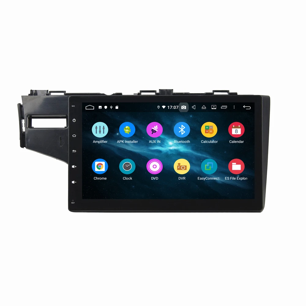 Excellent 10.1" Android 9 4+64G DSP Car DVD Player GPS navigation For HONDA Fit Jazz 2014-2018 head unit multimedia player tape recorder 3