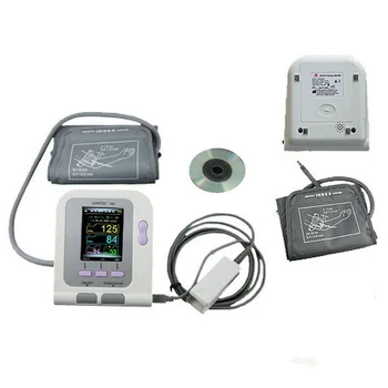 

Color CONTEC08A Digital Blood Pressure Monitor Upper Arm NIBP + Software + Adult SPO2 Porbe