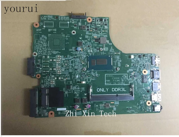 Yourui для Dell Inspiron 3542 3543 материнская плата ноутбука с I7-4510U CPU 7G1CD 07G1CD CN-07G1CD 13269-1 DDR3L |