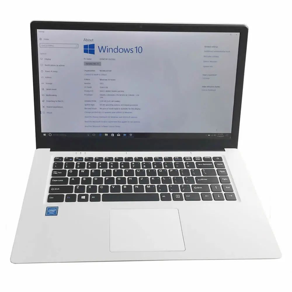 15.6 inch ultra-slim laptop 2GB 32GB SSD large battery Windows 10 WIFI bluetooth notebook computer netbook PC free shipping