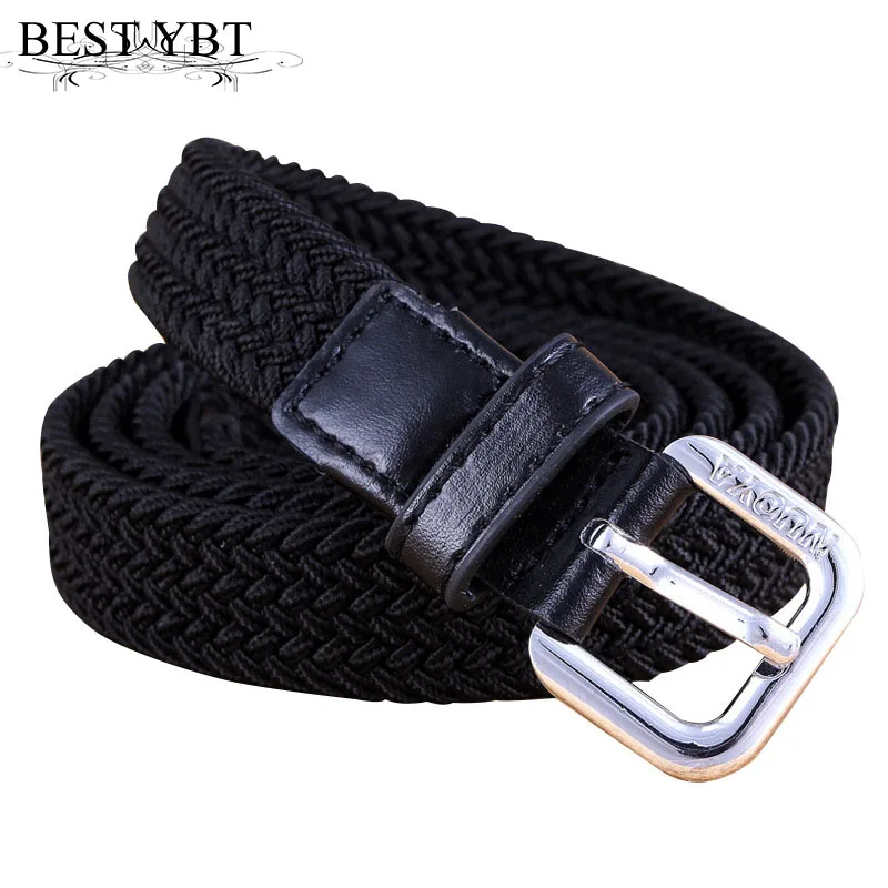 

Best YBT New Unisex Canvas Belt Alloy Pin Buckle Belt Causal Father Mother Universal High Quality Women And Men Family Belt