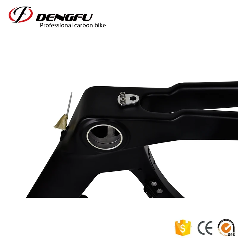 DengFu полный углеродный TT набор рам для дорожных велосипедов Di2 гоночный велосипед рама Aero 700C матовый UD FM068