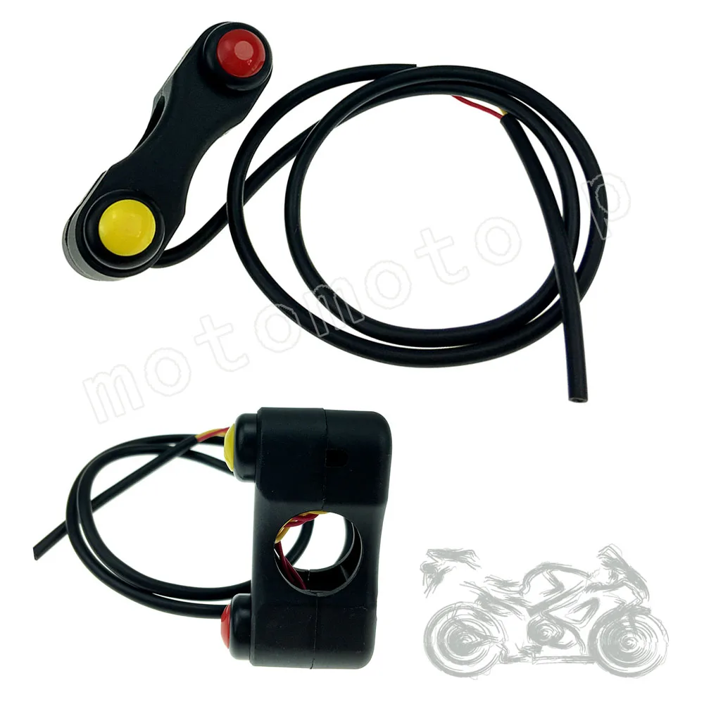 Universal 2/Two button For Motorcycle /Electric motorcycles /Scooter handlebar switch/switches