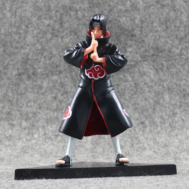 Naruto 2pcs/lot  Uchiha Sasuke Uchiha itachi PVC Action Figures Collectible Model Toy
