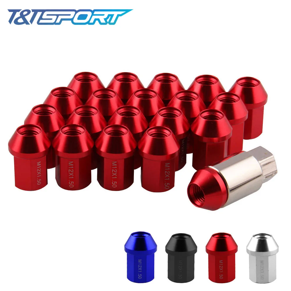 RYANSTAR RACING 20 шт 35 мм гоночные колеса стопорные гайки M12X1.5 M12X1.25 подходят для Honda CIivic