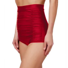 Sfit женские бикини шорты из двух частей отделяет низ летняя пляжная одежда купальный костюм для женщин с высокой талией плавательный шорты