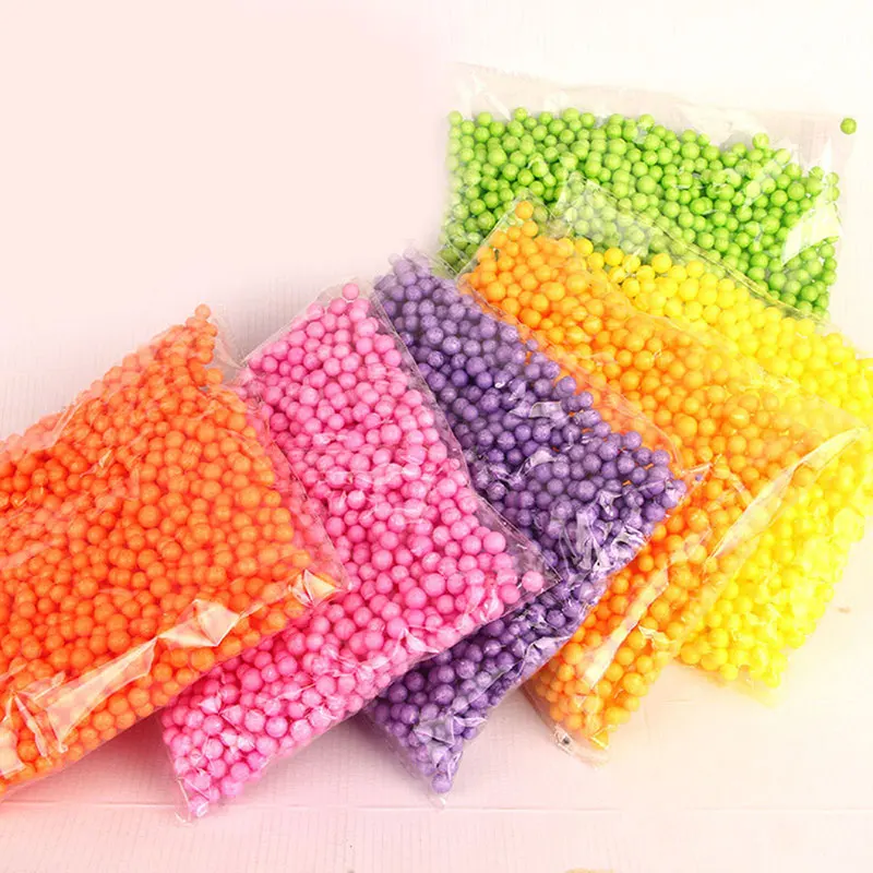 

16000Pcs DIY Polystyrene Styrofoam Beads Mini Beads Balls For Balcony Children's Assorted Colors Christmas Decorations For Home