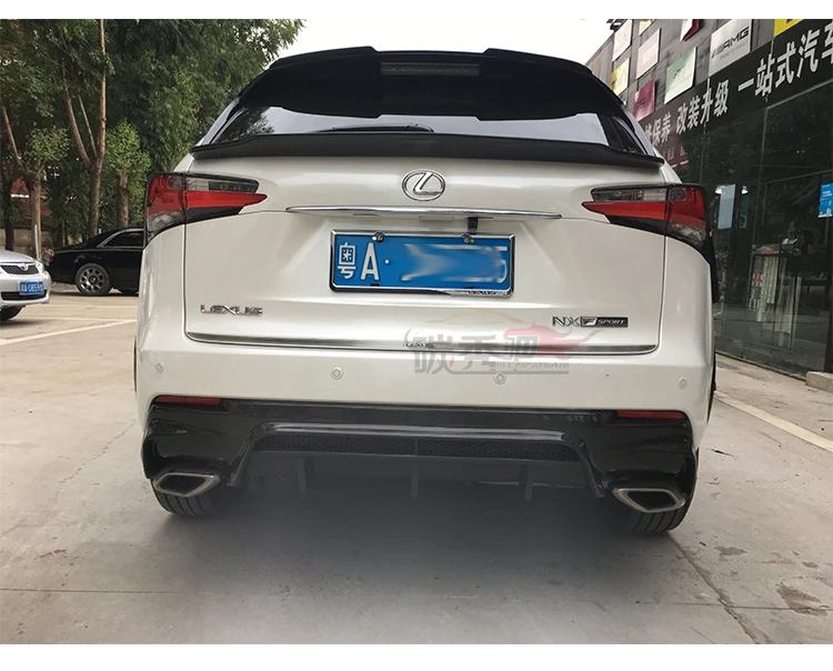 Углеродного волокна спортивные 5D задний Средний багажник спойлер forLexus NX200/200 т/300 H