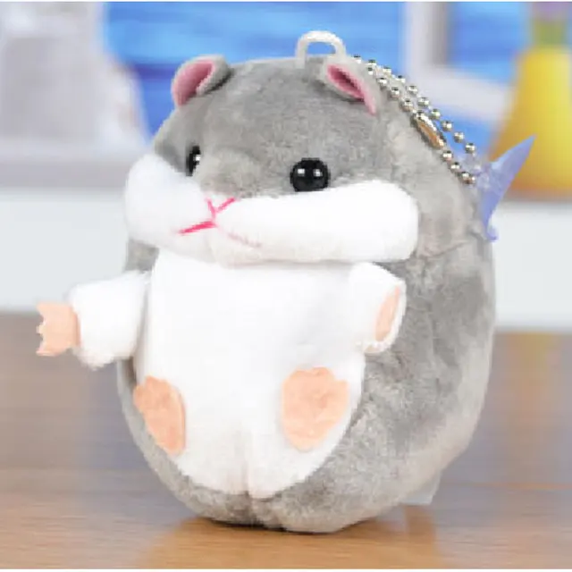 1pcs Hamsters Plush Toys 10cm Cute Kawaii Soft Stuffed Pendant Animals