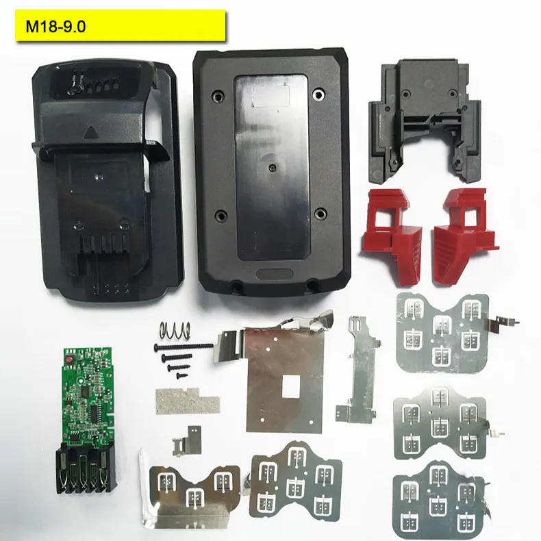  BMS PCB Board Nesting Schutz Platine Fall Für 18 v Milwaukee M18 Werkzeug Akku Milwaukee 18 v 90