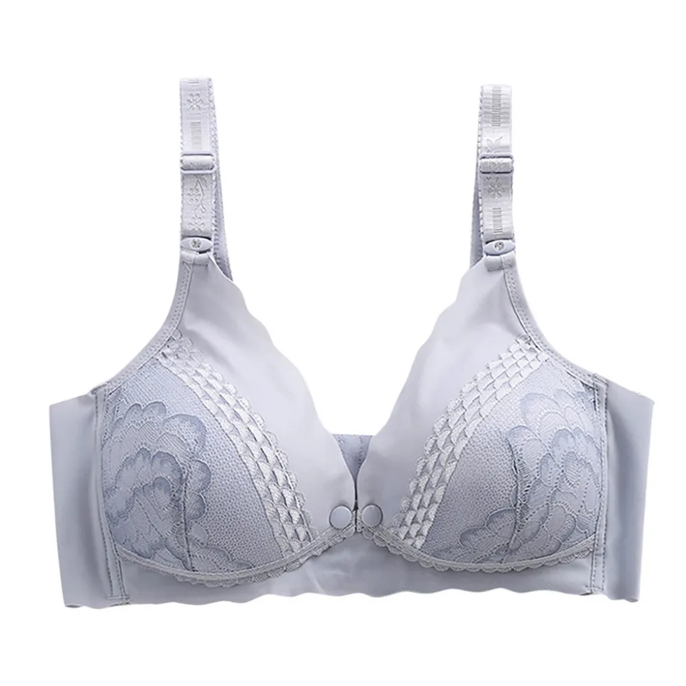 2019 Womens fashion sport underwear seamless maternity bra comfortable loose bra chest underwear girls bra top para mujeres 40J4 (5)