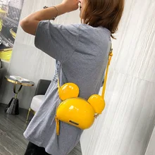 Новичок Микки Маус сумки милые из искусственной кожи, женская сумка на плечо, мини Для женщин сумка женская сумка через плечо, Bolsa Feminina