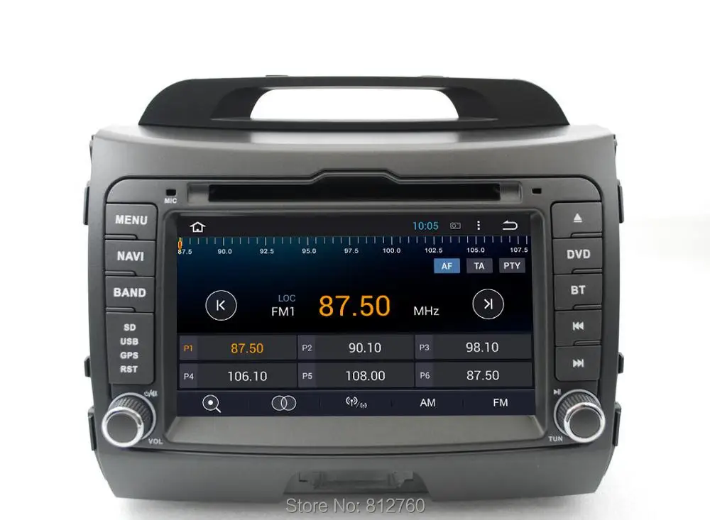 Top Android 8.1 Octa core 4G RAM 32G ROM Car dvd player gps for KIA Sportage 2011-2015 car radio head unit multimedia player wifi 3G 2