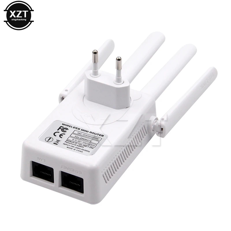 Mini WiFi Repeater / Router / Access Point Wi-Fi Range Extender with 4 External Antennas WPS Protection EU/US Plug wifi Router wifi 6 mesh router