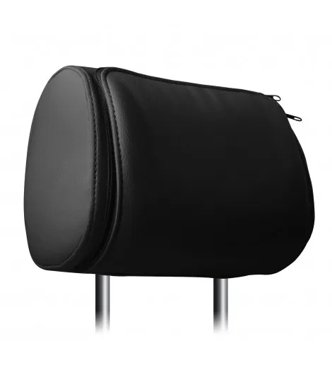 Best 2x7" Car Headrest DVD Player Digital LCD Screen Games Headrest Monitor DVD USB IR/ FM Zip Cover +2pcs IR Headphone Black 3