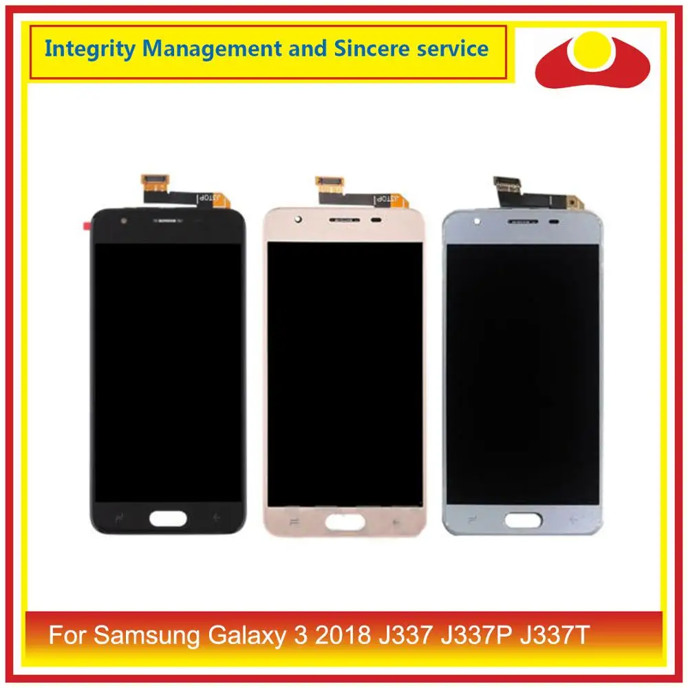

Original 5.0" For Samsung Galaxy J3 2018 J337 LCD Display With Touch Screen Digitizer Panel Pantalla Complete J3 2018 J337A LCD