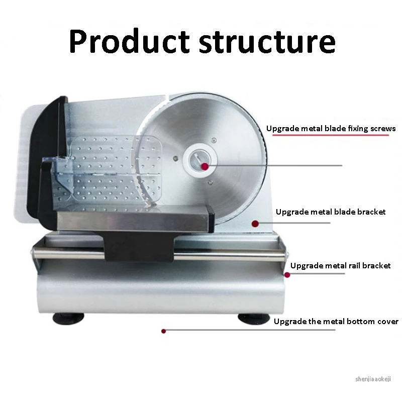 Баранины слайсер домашняя строгальная ГОВЯЖЬЯ рулон маленькая Коммерческая ГОВЯЖЬЯ резка мяса ломтик хлеб для тостов электрическая овощерезка для фруктов