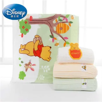 

Disney child towel 4pcs Bathroom Travel Hand Face Towel 100%Cotton gauze big towel Adult baby washcloth towel