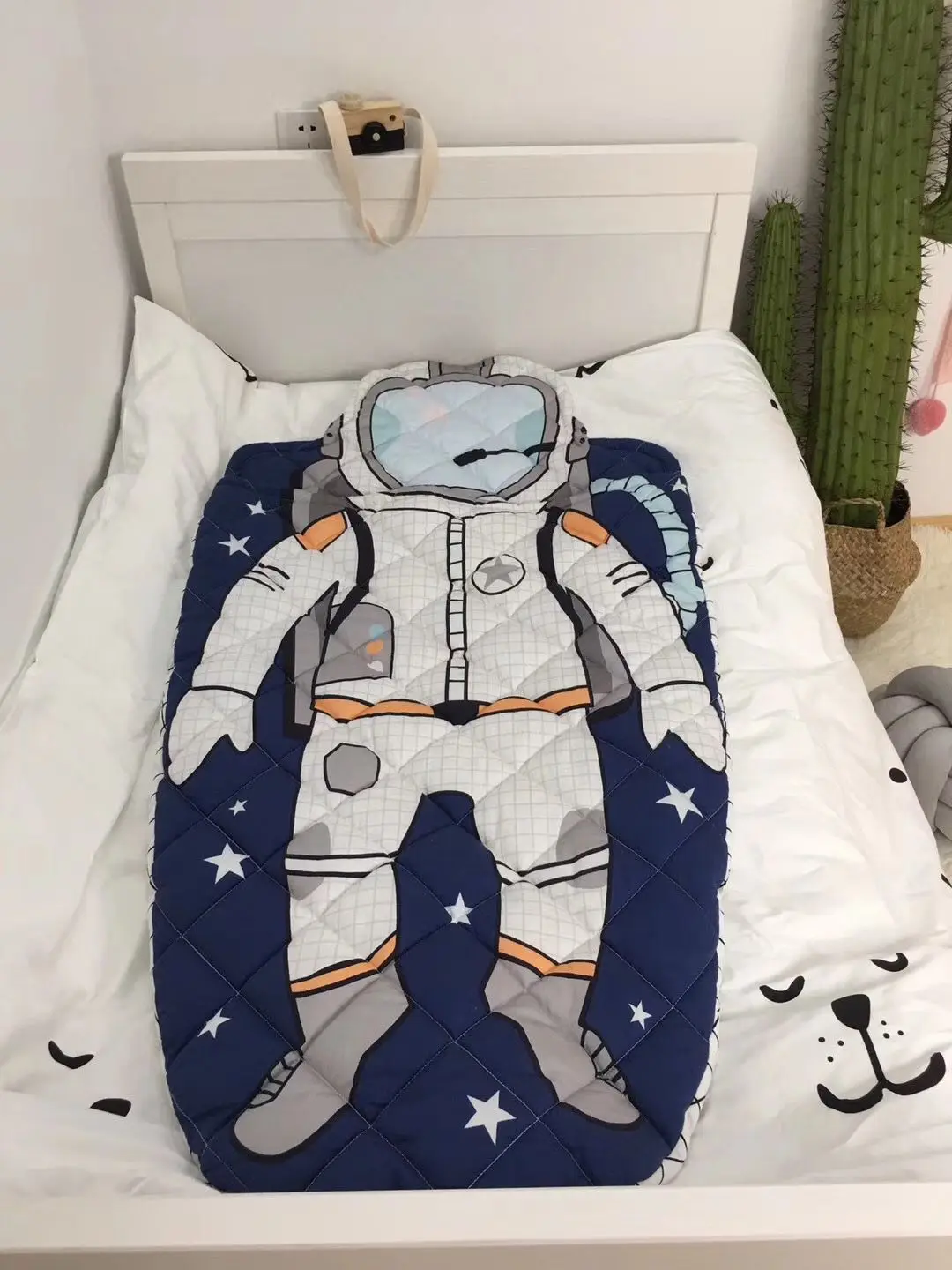 500 г Чистый хлопок детский спальный мешок высокого качества Астронавт мальчик девочка детский стиль спальный мешок детская кровать