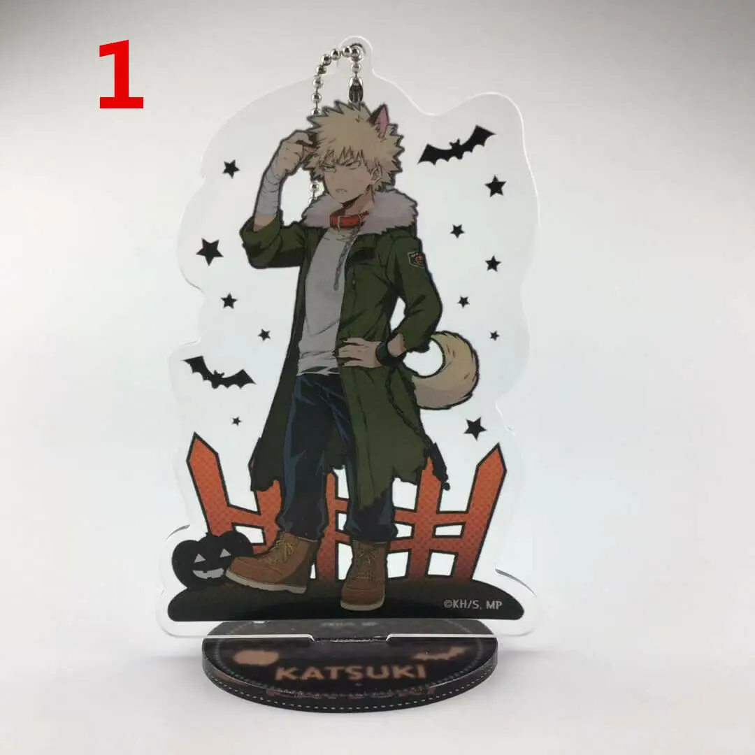 Аниме Boku no Hero academic акриловый брелок для ключей Редкие ремешки Косплей - Цвет: 1
