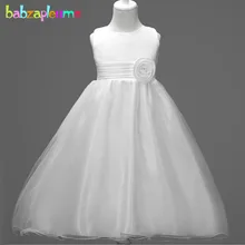 2-10Years/ новое летнее платье для маленьких девочек платье-пачка, Элегантное Длинное Платье вечерние и свадебные формальный костюм принцессы с цветочным рисунком Детские платья BC1688