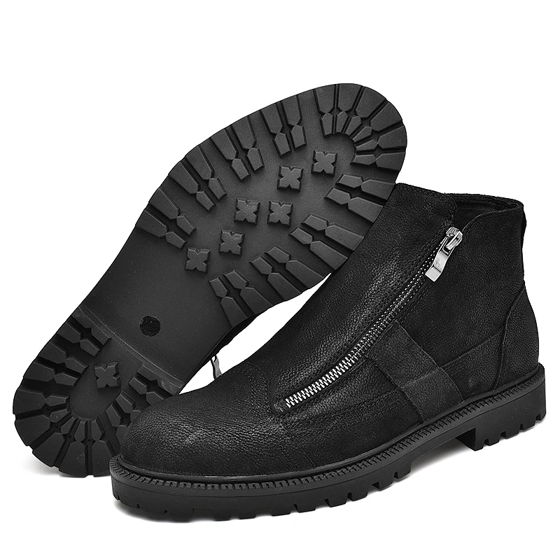 Fotwear/мужские кожаные ботинки с натуральным лицевым покрытием Мужская Рабочая