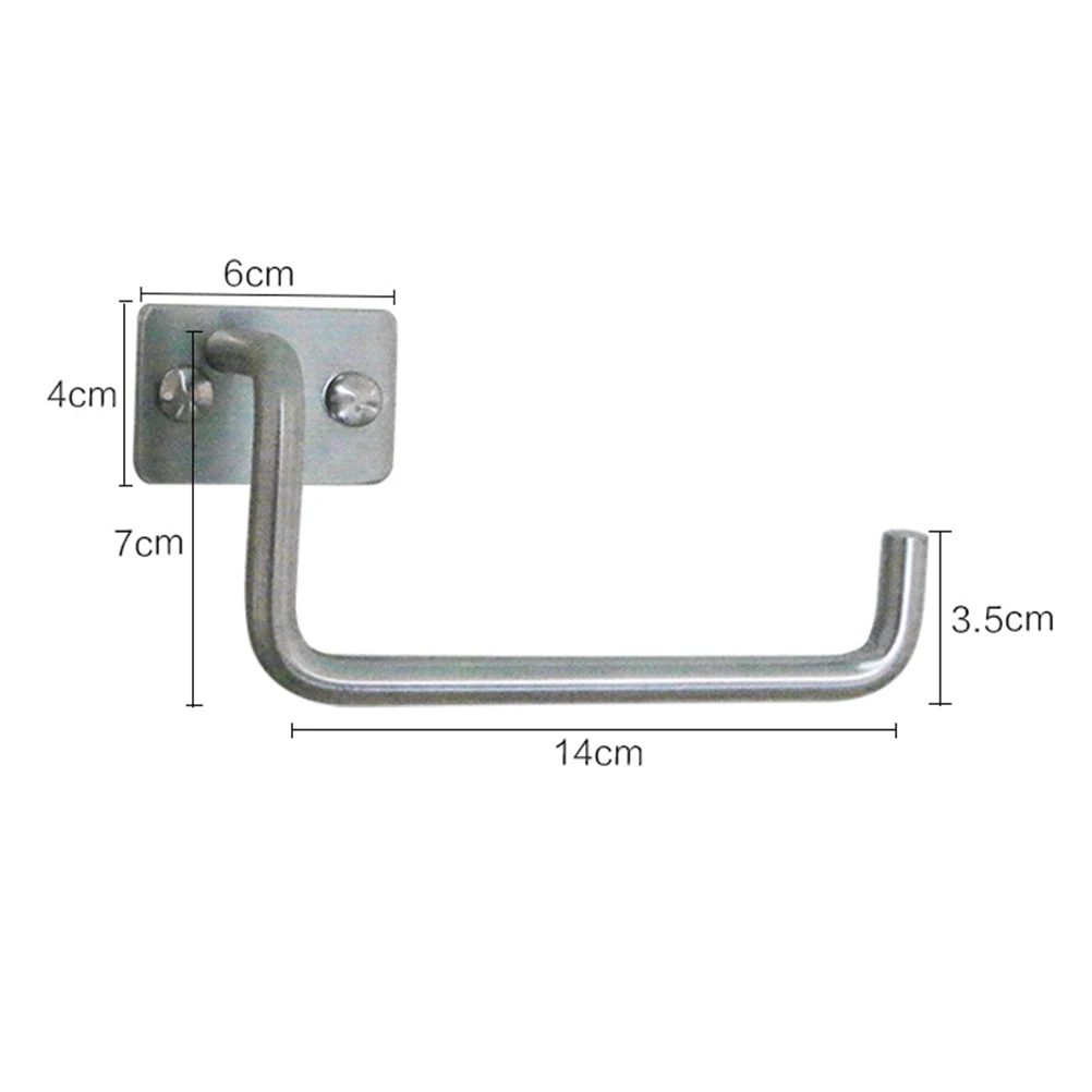 Настенный держатель для салфеток из нержавеющей стали Серебристая бумага бумажный Держатель салфеток держатель рулона органайзер для салфеток вешалка для полотенец для дома