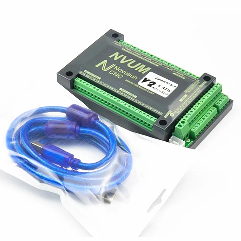 NVUM 4 оси мини фрезерные машины Mach3 USB карты 300 кГц 3 4 6 осевое резки движения Управление карты breakout совета