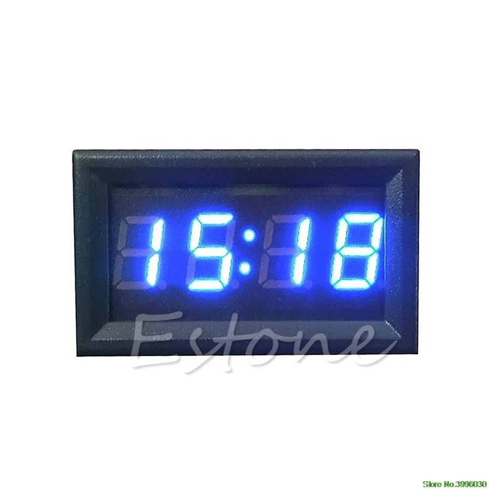 

Hot Sale LED Display Digital Clock 12V/24V Dashboard Car Motorcycle Accessory