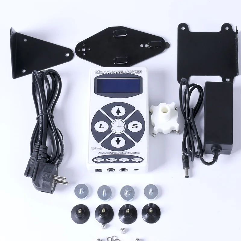 

2018 hot selling Tattoo Power Supply Upgrade Tattoo Machine HP-2 Intelligent Digital LCD Makeup Dual Power Tattoo Supplies Set