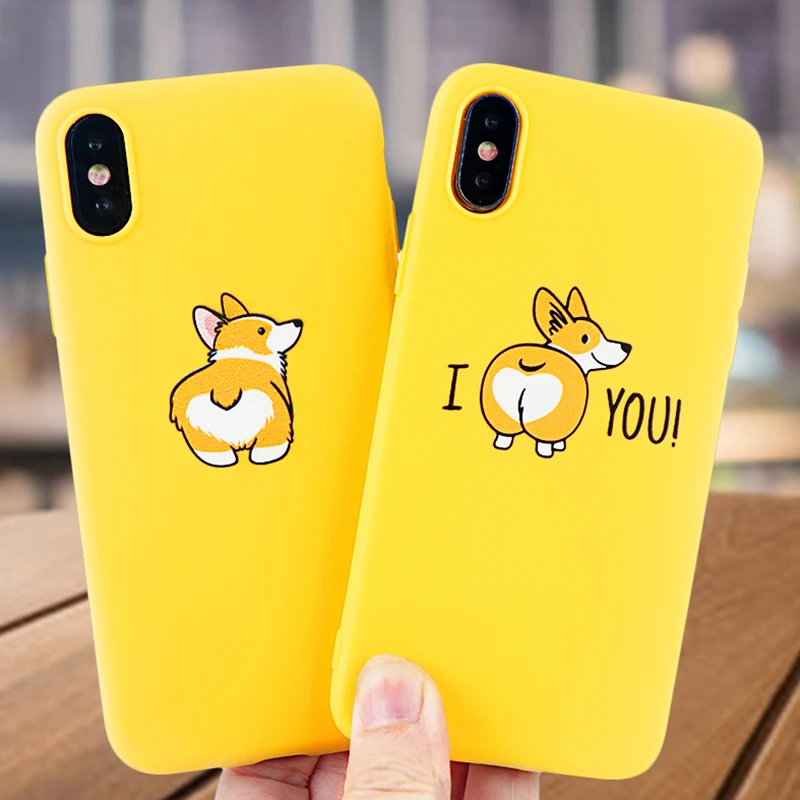 Чехлы для телефонов Curgi IPhone X XS MAX XR 8 7 6 S Plus забавные модные мягкие силиконовые