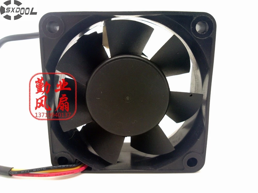 SXDOOL DC Бесщеточный Охлаждающий вентилятор FD126025HB 6025 6 см 12 в охладитель шасси 60*60*25
