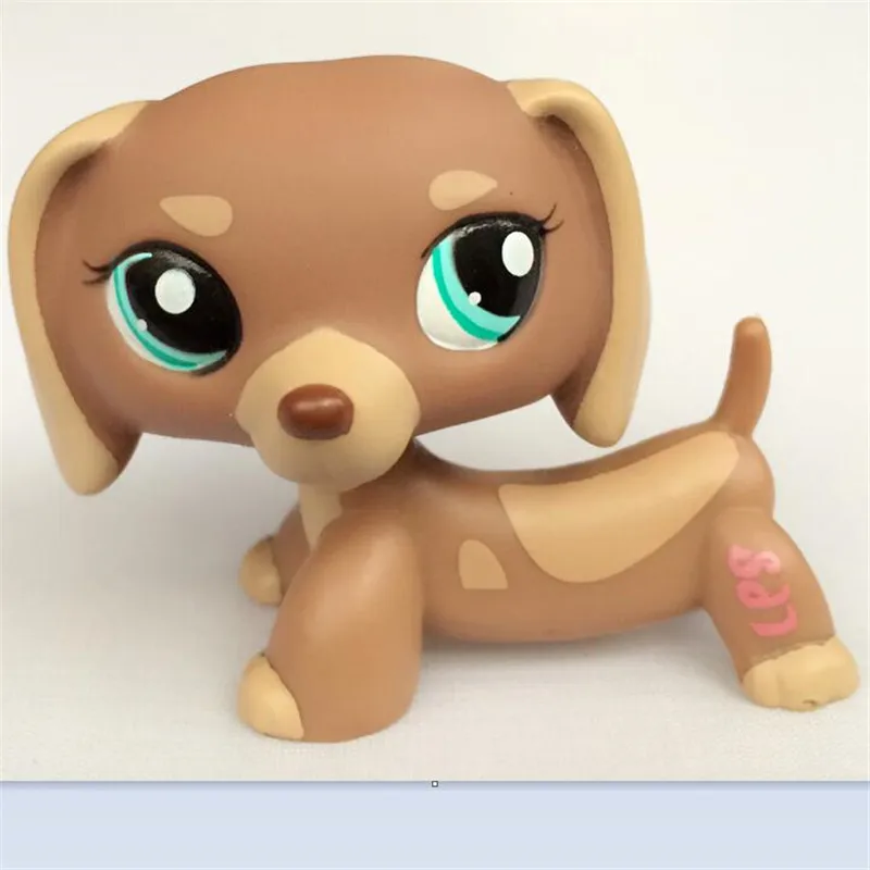 Редкие Littlest Pet Shop Lps игрушки собака CCollection милые Littlest колбаса такса старый рисунок животного Дети Рождественские подарки - Цвет: 26