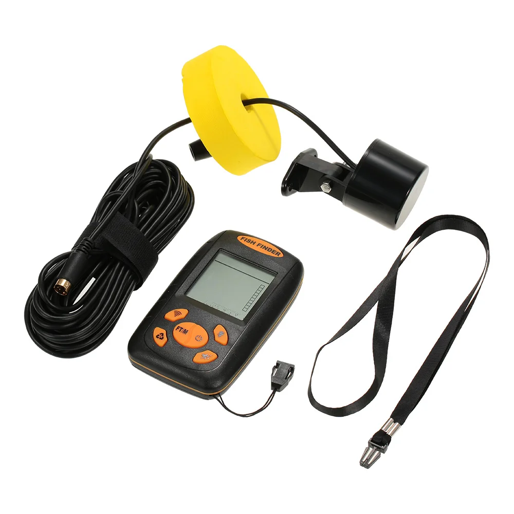 ОА Docooler Беспроводной Искатель Рыб Эхолот Fishfinder 100 м Диапазон Глубин Океана Озеро