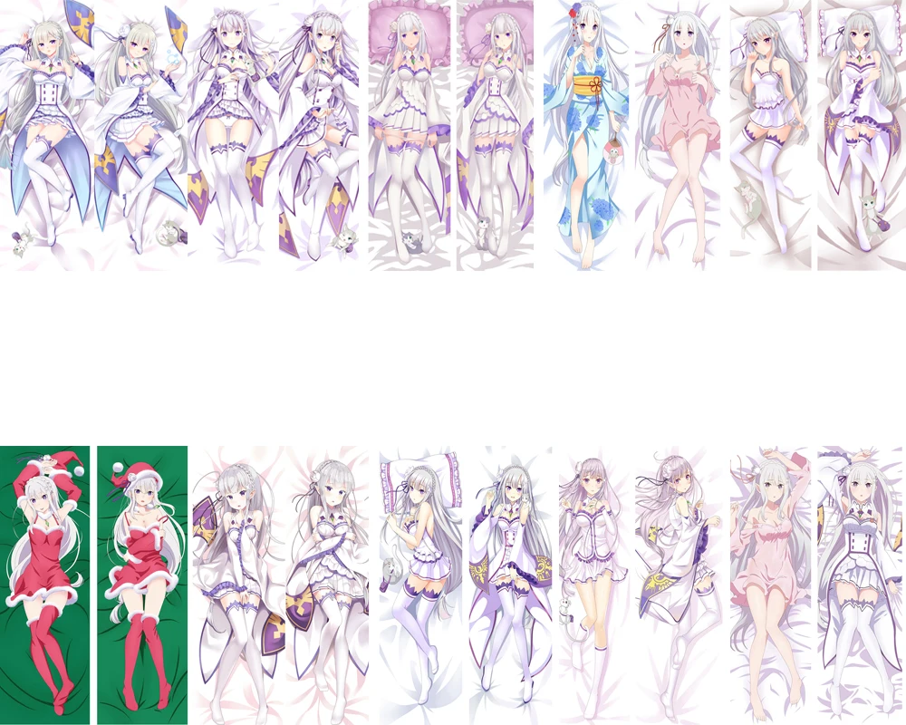 Июля обновление Anim Re Zero kara Hajimeru Isekai Seikatsu персонажей Эмилия отаку Подушка Dakimakura
